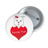 Diamond Loves Poochie Diva On Custom Pin Buttons