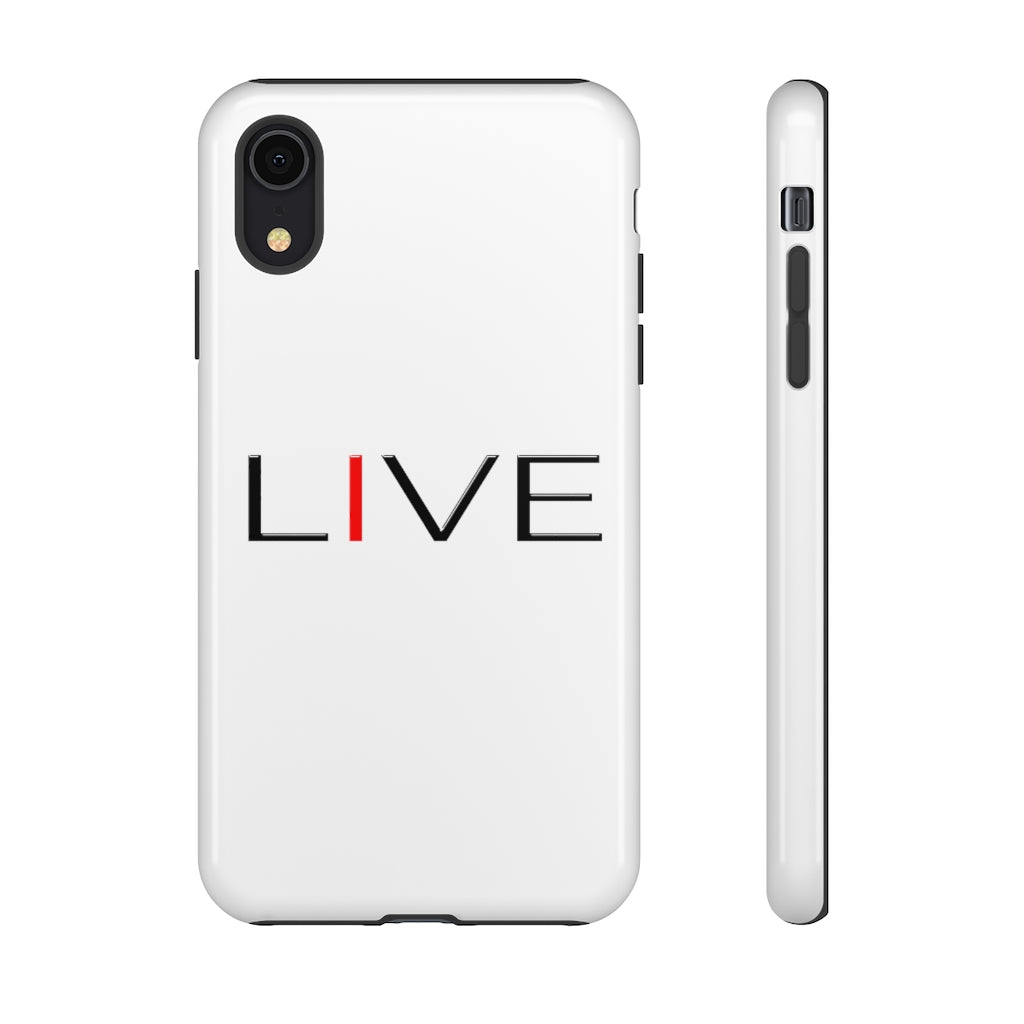"I" LIVE On White Tough Cases