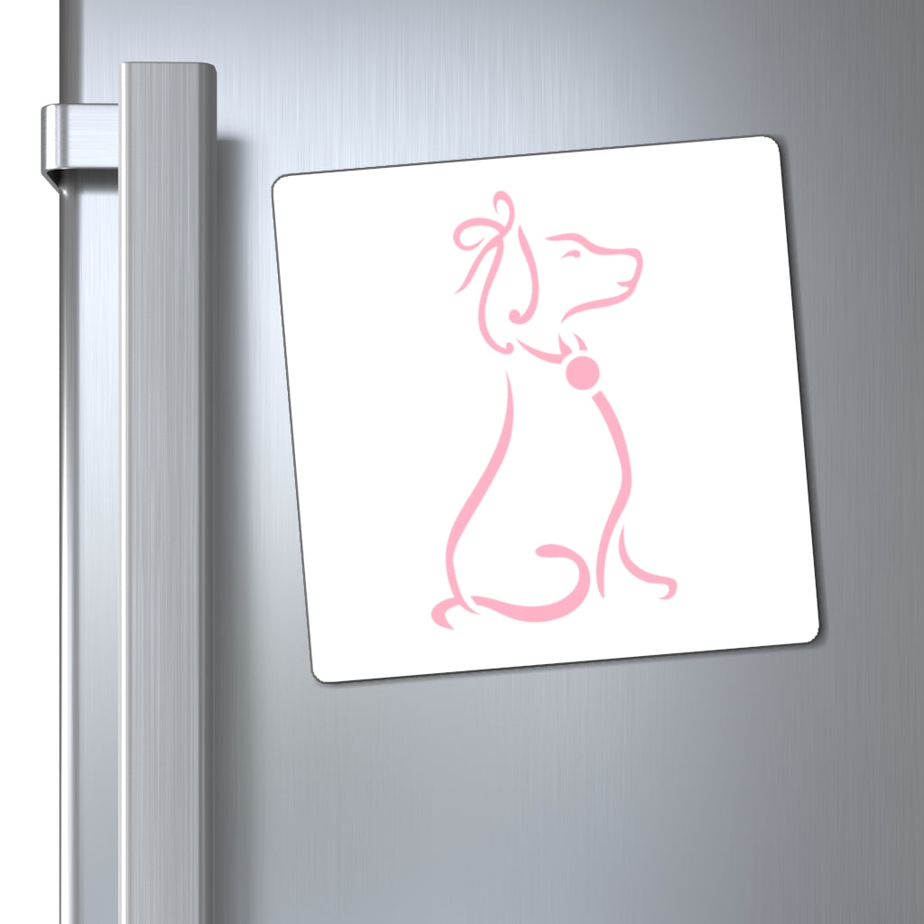 Pink Poochie Diva Icon On Magnets