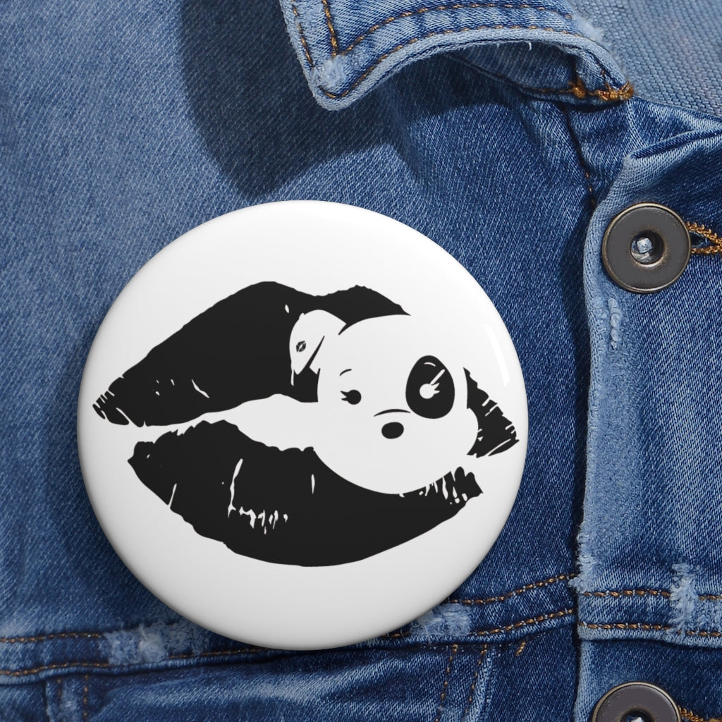 Mumble's Lips Custom Pin Buttons