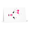 Pink Diamond Face On Greeting Cards (7 pcs)