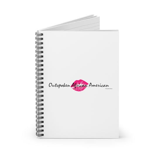 Outspoken African American Spiral Notebook - Ruled Line