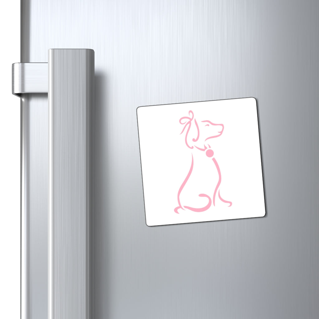 Pink Poochie Diva Icon On Magnets