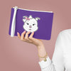 Pink Diamond On Purple Clutch Bag