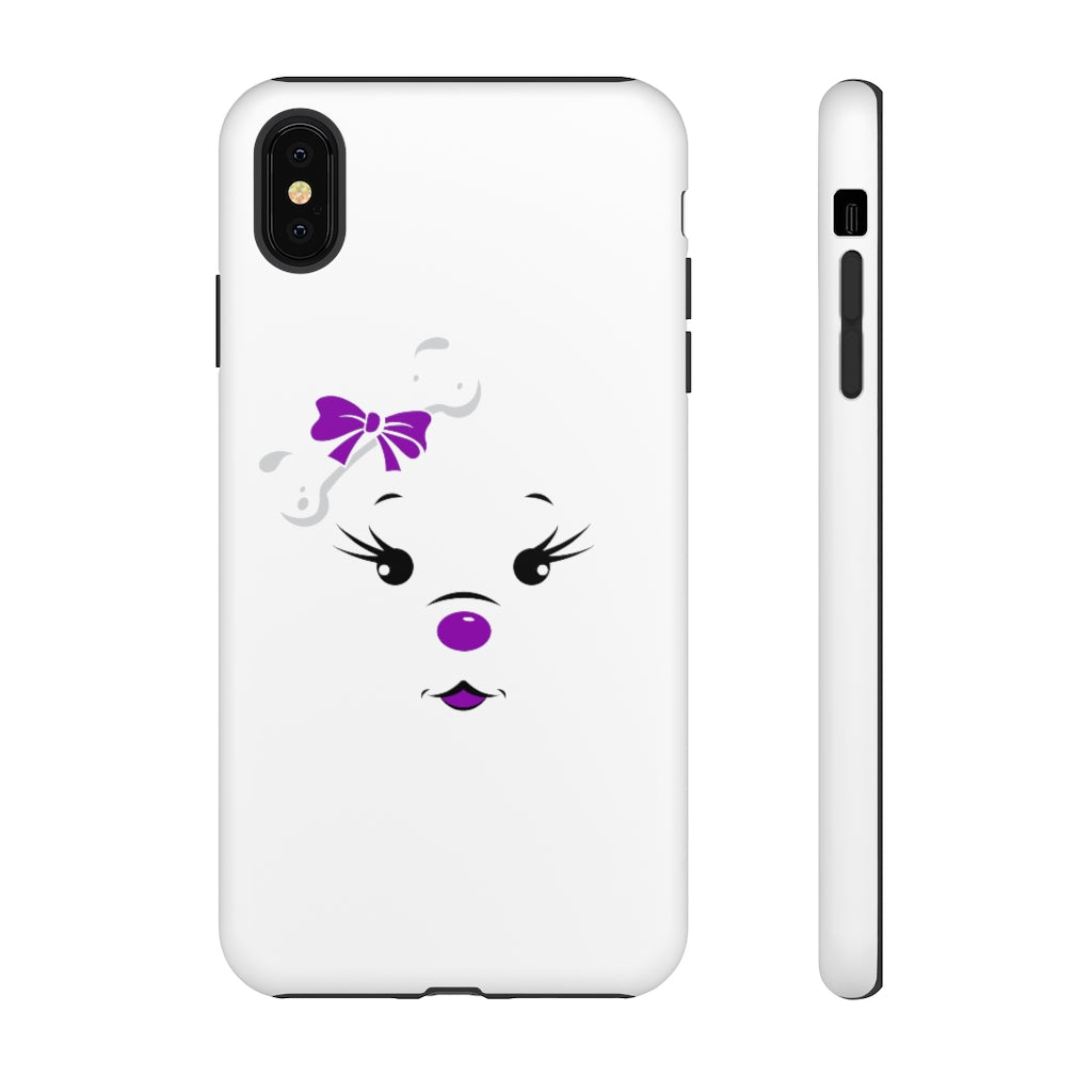 Purple Diamond Face Tough Cases