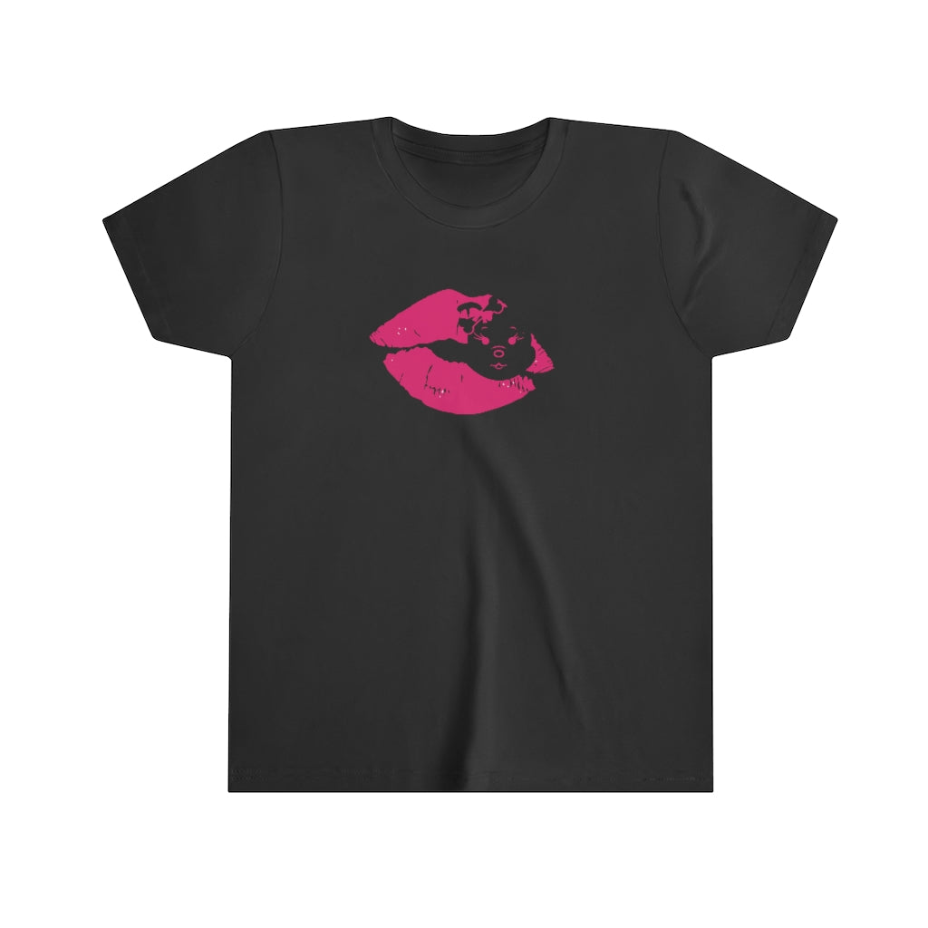 Diamond's Pink Lips On Youth Short Sleeve Tee