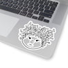 Diamond Paw Print Afro Kiss-Cut Stickers