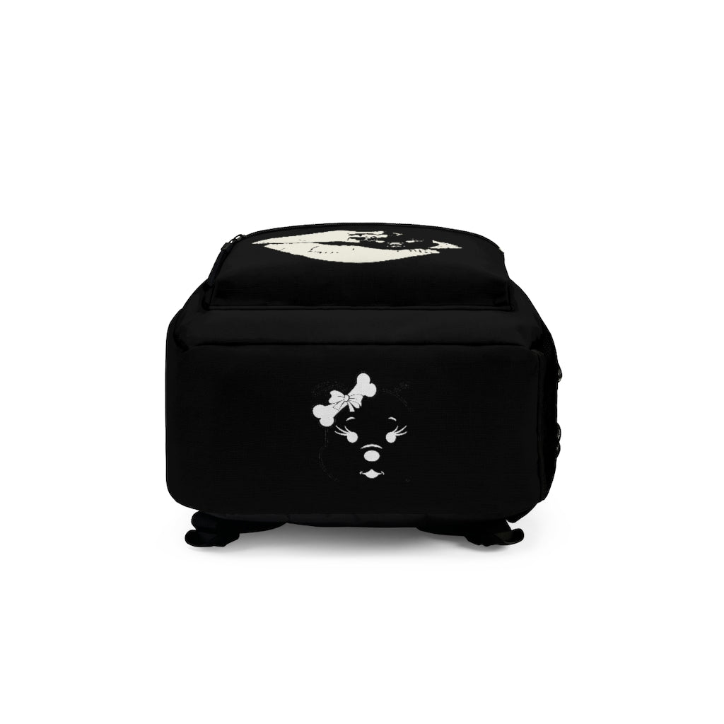 Diamond Lips On Black Backpack (Made in USA)