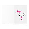 Pink Diamond Face On Greeting Cards (7 pcs)