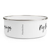 Travel Dog Bowl Blessings Water Enamel Bowl