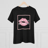 Live Life Speaking Out With Pink Lips On Women&#39;s Premium Tee