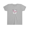 Diamond Sporting Pink Glasses On Youth Short Sleeve Tee