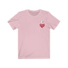 Mumbles Heart Collection on Unisex Jersey Short Sleeve Tee