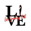 Live Life Speaking Out Kiss-Cut Stickers