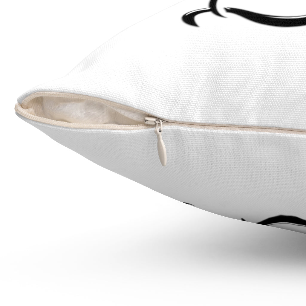 Poochie Diva's Icon On Spun Polyester Square Pillow