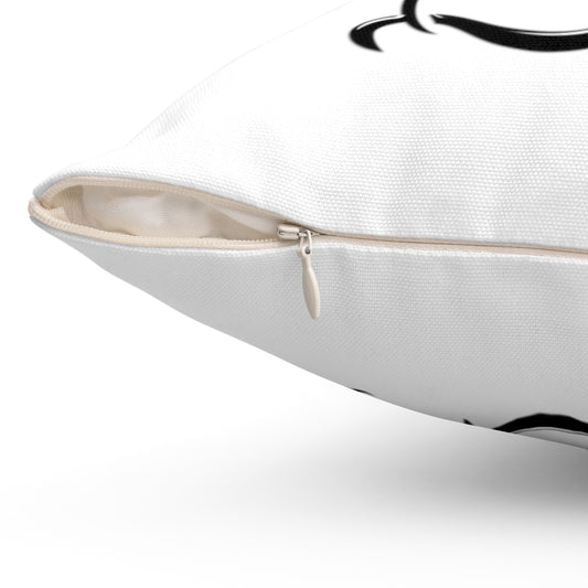 Poochie Diva's Icon On Spun Polyester Square Pillow