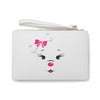 Pink Diamond Face On Clutch Bag