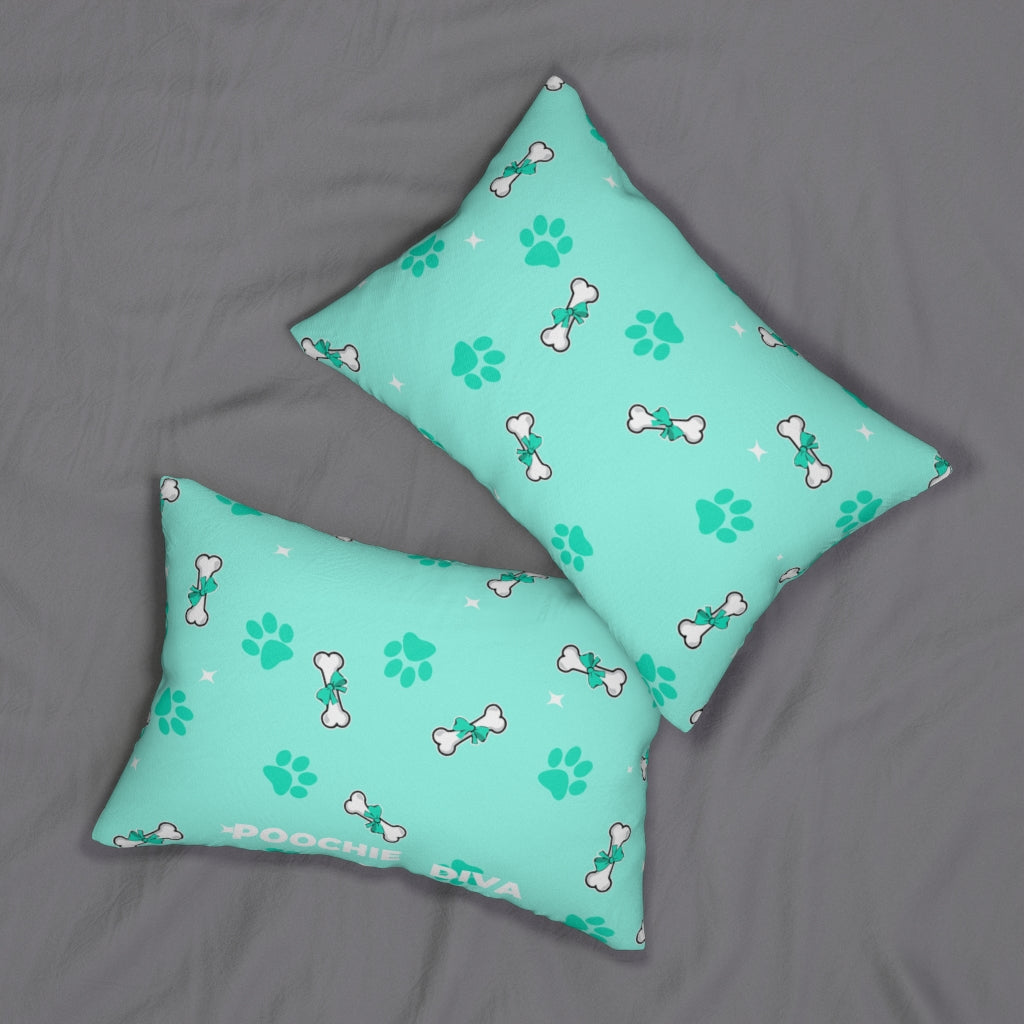 Diamond's Bone On  Spun Polyester Lumbar Pillow