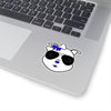 Blue Diamond Sporting Sunglasses On Kiss-Cut Stickers