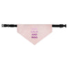 Keep Calm and Wag On Pink Pet Bandana Collar