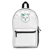 Turquoise Diamond On White Backpack (Made in USA)