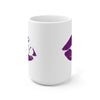 Purple Diamond Lips On Ceramic Mug 15oz