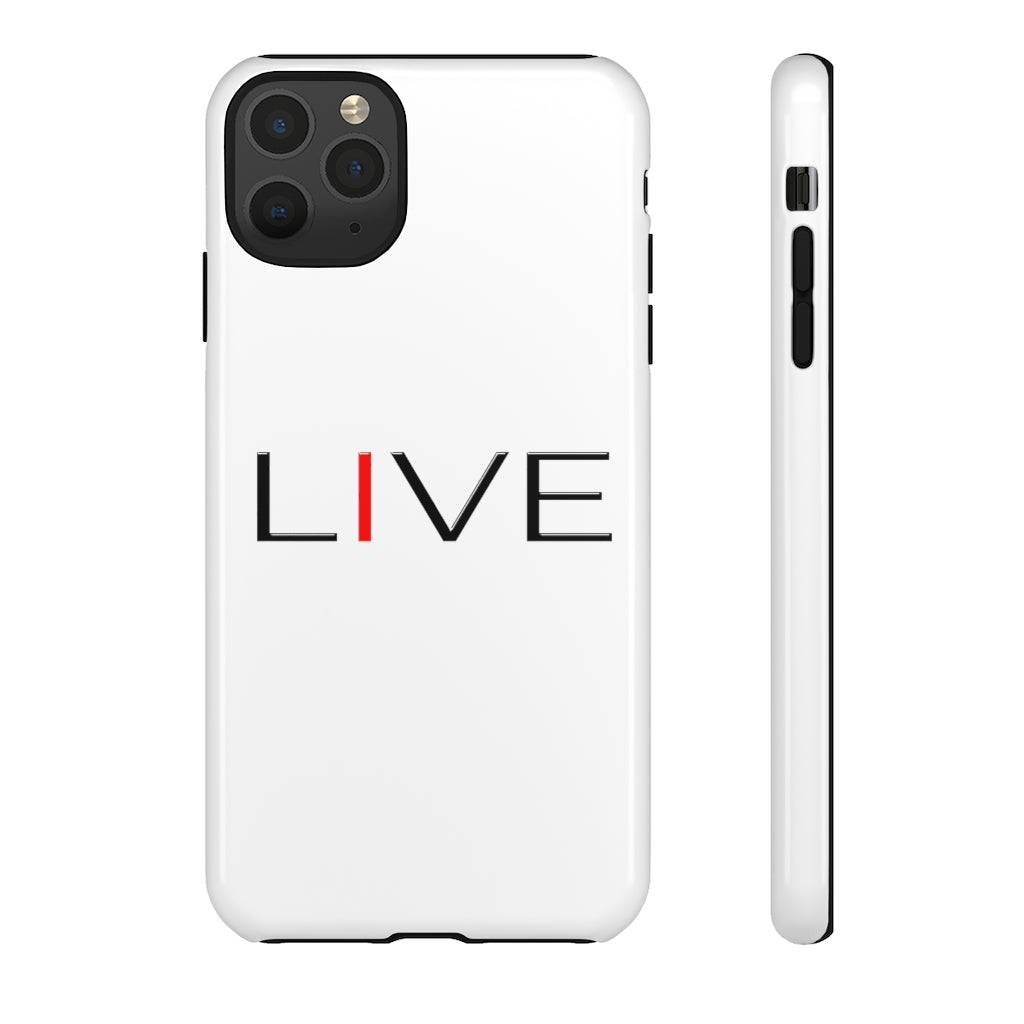 "I" LIVE On White Tough Cases