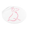 Pink Poochie Diva Icon On Round Vinyl Stickers