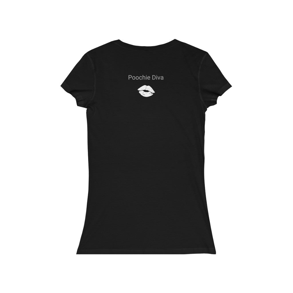 Mumbles Love On Women's Jersey Short Sleeve V-Neck Tee