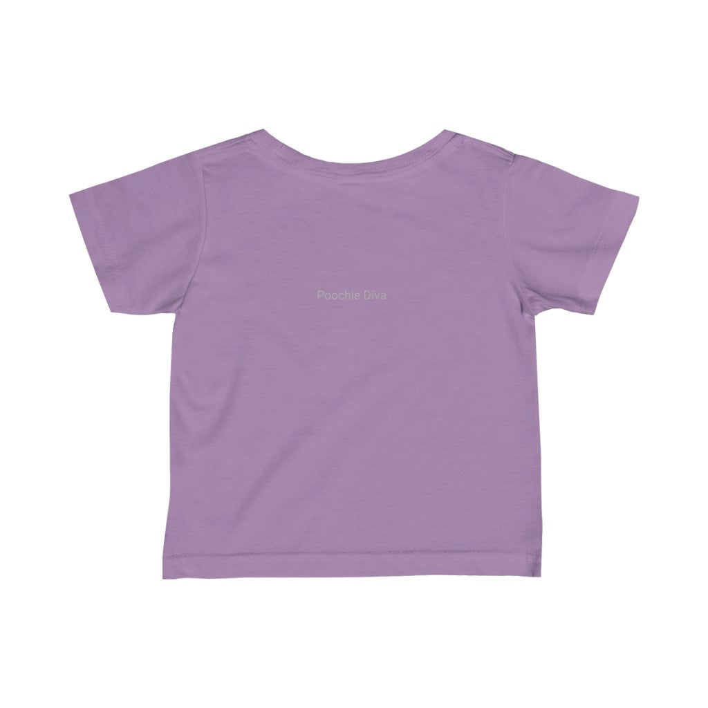Purple Baby Diva Infant Fine Jersey Tee