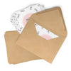 Pink Diamond Bone Confetti Greeting Cards (7 pcs)