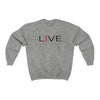 I LIVE Unisex Heavy Blend™ Crewneck Sweatshirt