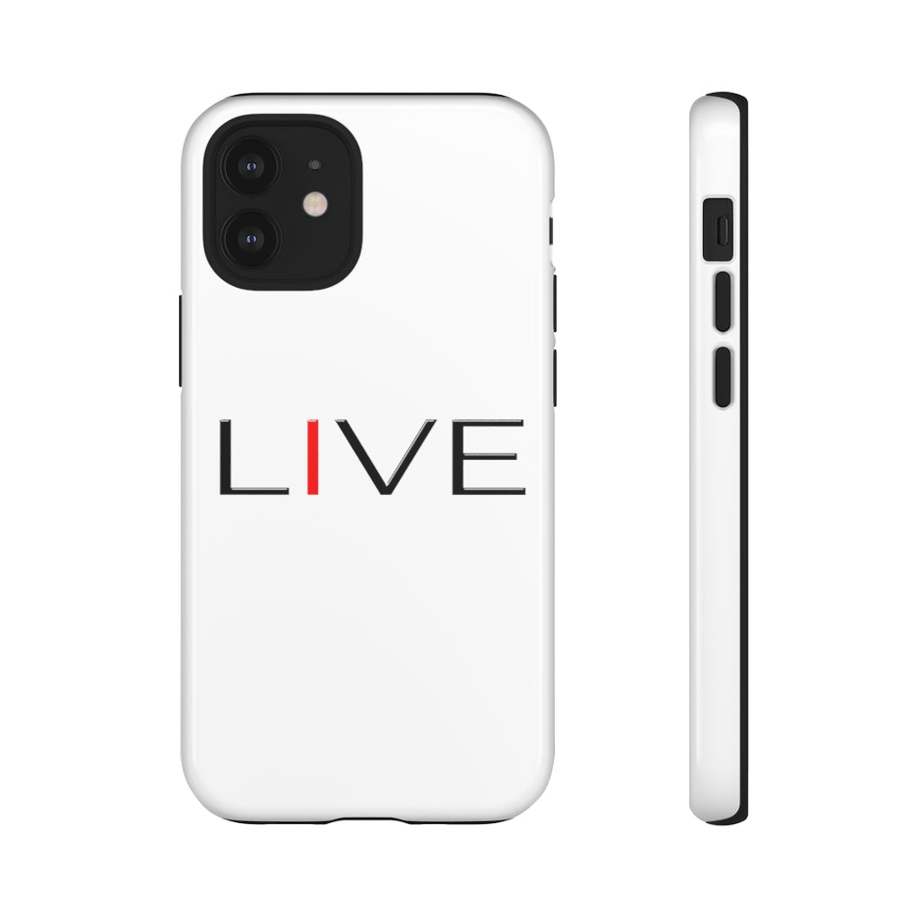 "I" LIVE On White Tough Cases