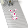 Mumbles In White/Pink Bunnysuit On Kiss-Cut Stickers