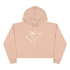 Diamond&#39;s Blowing White Kisses Crop Hoodie