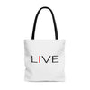 I LIVE AOP Tote Bag