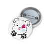 Mumbles Smushed Face Custom Pin Buttons