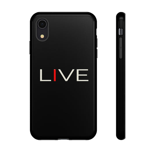 "I" LIVE On Black Tough Cases