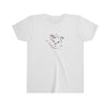 Diamond Blowing Kisses Youth Short Sleeve Tee