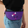 Pink Diamond On Purple Fanny Pack