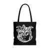 Tribal Diamond On Black Tote Bag