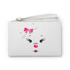 Pink Diamond Face On Clutch Bag