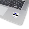 Blue Diamond Sporting Sunglasses On Kiss-Cut Stickers