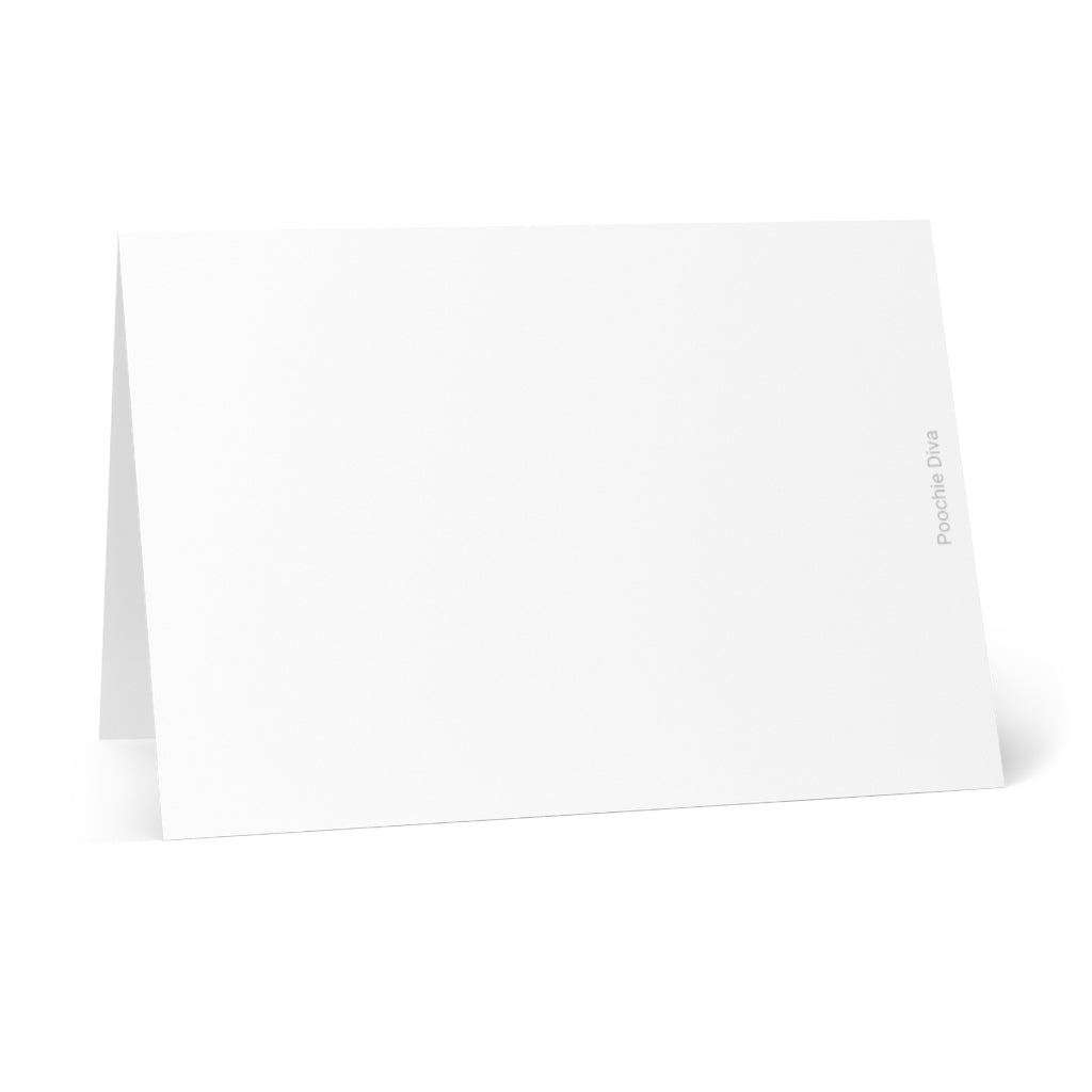 Purple Diamond Cupcake On Greeting Cards (8 pcs)