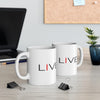 I LIVE Ceramic Mug 11oz