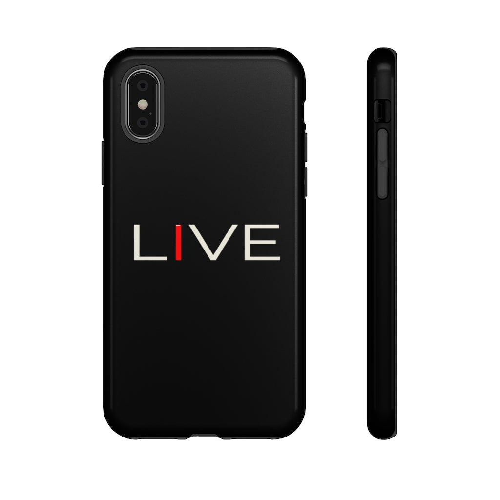 "I" LIVE On Black Tough Cases