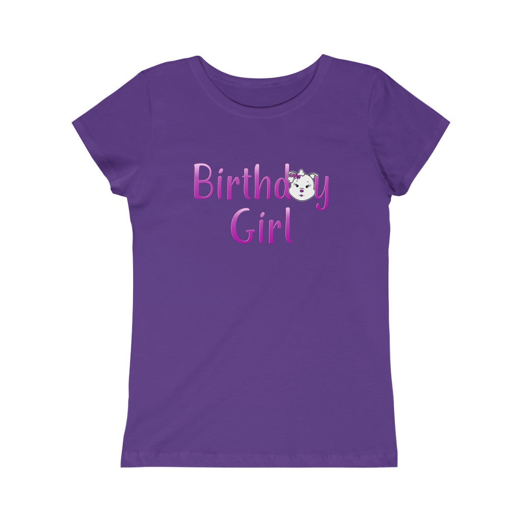 Diamond Birthday Girl Princess Tee