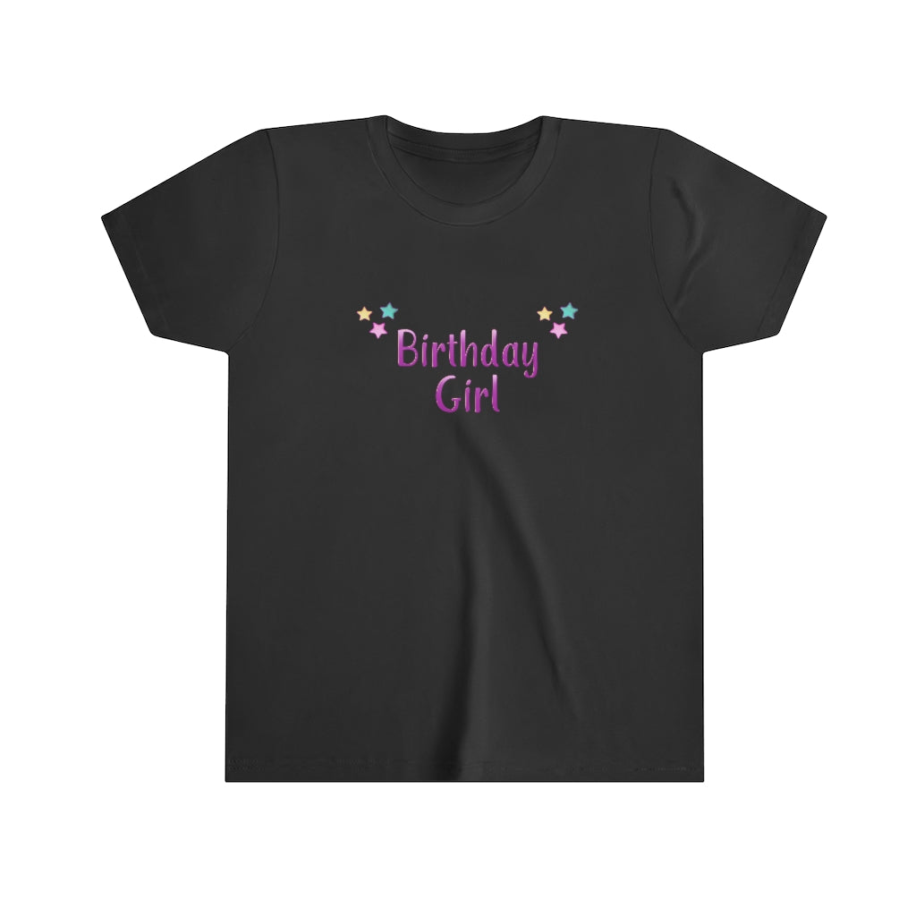 Diamond's Birthday Girl On Youth Short Sleeve Tee