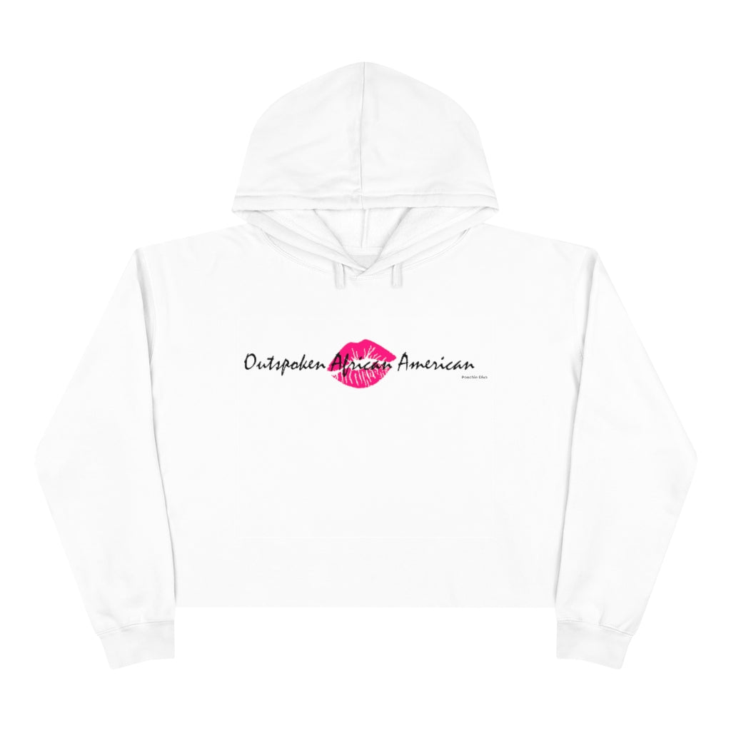 Outspoken African American Crop Hoodie