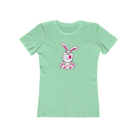 Mumbles In A Bunnysuit Women's The Boyfriend Tee